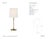 Thomas O'Brien by Visual Comfort Signature Bryant Large Table Lamp in Hand-Rubbed Antique Brass with Linen Shade Designer:...