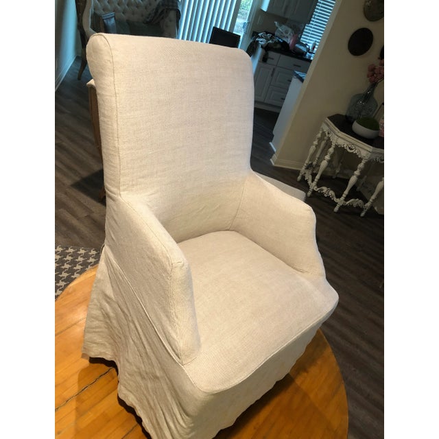 Restoration Hardware Hudson Parson Slipcover Chair Chairish
