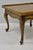Mid 20th Century Vintage French Provincial Style Low Oak & Walnut Square Side Table For Sale - Image 5 of 9