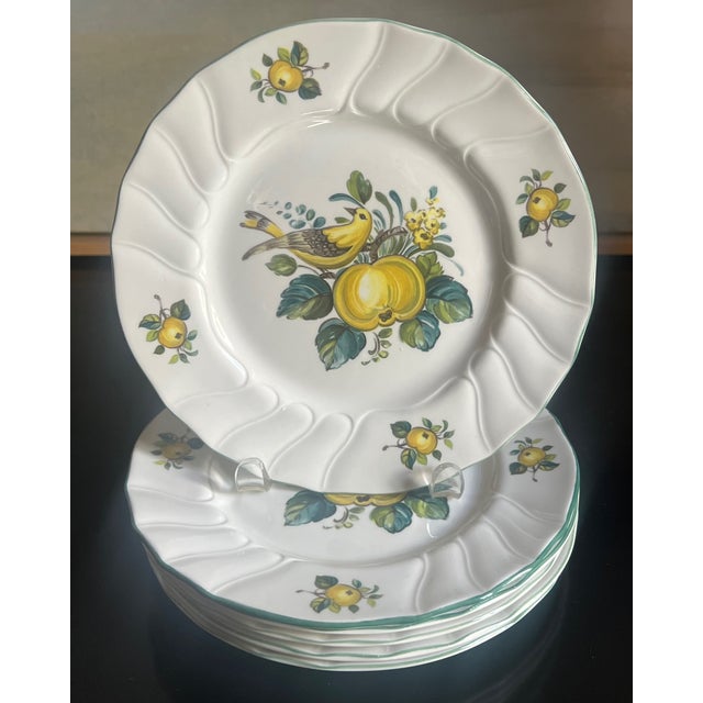 1980s Fruit or Dessert Plates by Villeroy & Boch, Set of 6 For Sale - Image 5 of 9