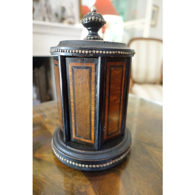 Napoleon III Cigar Carousel in Pear Wood For Sale - Image 5 of 5