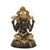 1970s Mid 20th Century 18" Black & Gold Ganesha Brass Statue For Sale - Image 5 of 9