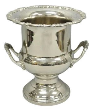 Vintage Gorham Silver Plated Brass Trophy Cup Urn Champagne Chiller Ice Bucket