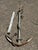 Antique English Victorian Maritime Cast Iron Large Boat Ship's Anchor and Rope For Sale - Image 17 of 18