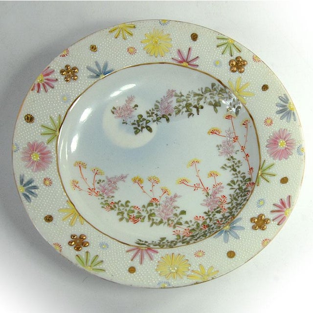 20th Century Porcelain Kutani Plate, Japan For Sale - Image 6 of 12