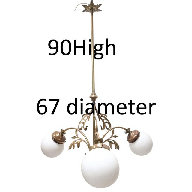 Vintage Art Nouveau Lamp For Sale - Image 4 of 7