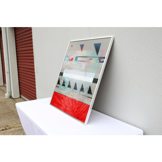 1988 Richard Hammond Flight-3 Abstract Expressionism Artwork Enamel and Resin For Sale In New York - Image 6 of 18