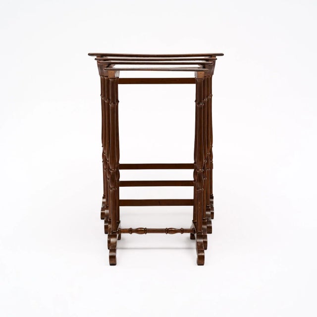 French Napoleon III Period Nesting Tables For Sale In Austin - Image 6 of 9