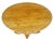 English Victorian 1870s Burr Birch Round Tilt Top Occasional Pedestal Table For Sale - Image 6 of 6