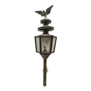 1950's Vintage Brass Eagle Porch Light For Sale
