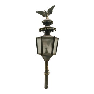 1950's Vintage Brass Eagle Porch Light For Sale