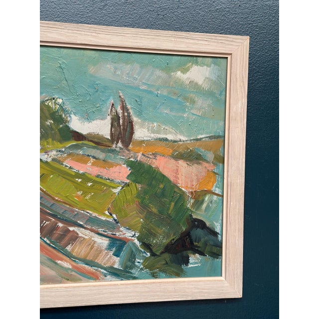 Sture Haglundh, Landscape, 1950s, Oil Painting on Panel, Framed For Sale - Image 17 of 18