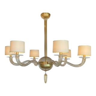 Barbara Barry for Baker Handblown Murano Glass Signature Chandelier For Sale