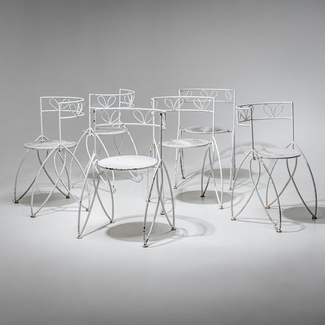 Vintage Italian Lawn Chairs, 1950s, Set of 6 For Sale - Image 15 of 15