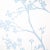Contemporary Schumacher Twiggy Wallpaper in Sky For Sale - Image 3 of 4
