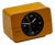 Space Age Mustard Yellow Alarm Clock from Krups, 1970s For Sale
