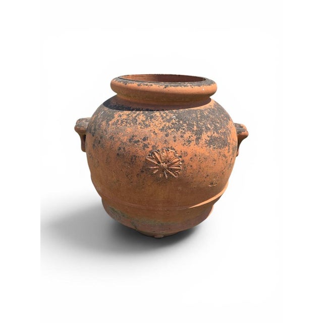 Italian Terracotta Grain Storage Jar, 1950s For Sale - Image 3 of 7