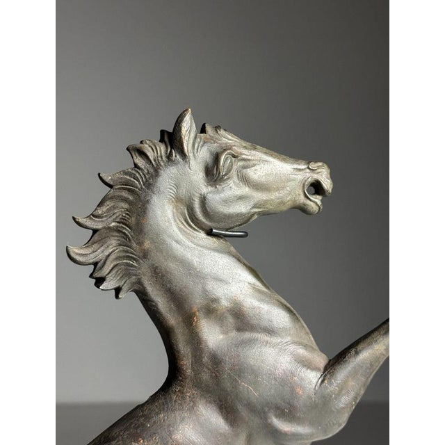 Bronze Seahorses on Stands, 1960, Set of 2 For Sale - Image 14 of 18