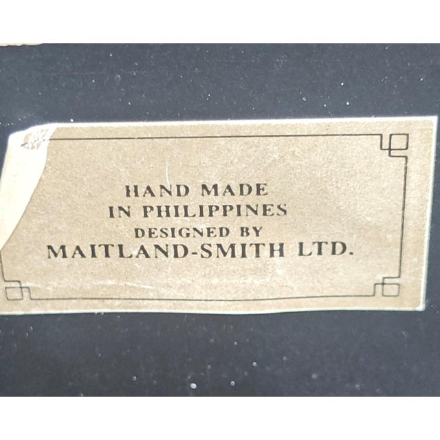 Large Pair of Labeled 1980s Maitland-Smith Faux Shagreen Bachelor's Chests | 42.25" Wide For Sale In Phoenix - Image 6 of 11