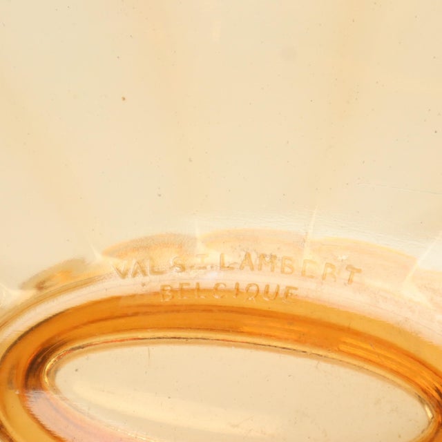 Art Deco Noémie Oval Fruit Bowl from Val Saint Lambert, 1930s For Sale - Image 11 of 12