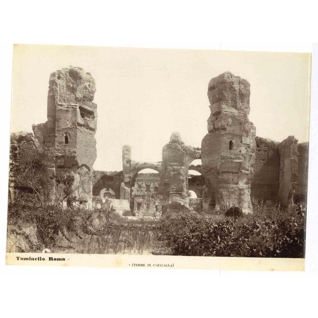 Ludovico Tuminello, Baths of Caracalla, Vintage Photograph, Early 20th Century For Sale