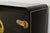 Black Mastercraft Mid-Century Hollywood Regency Black Lacquer and Brass Bar Cabinet, 1970s For Sale - Image 8 of 12