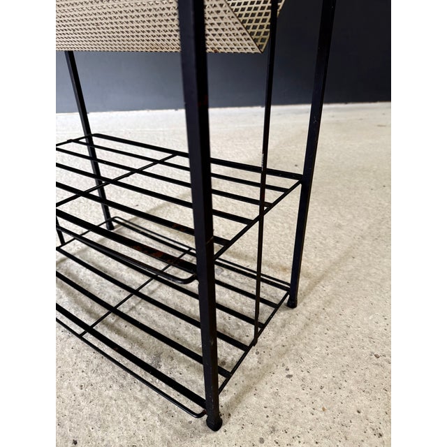 Mid-Century Industrial Newspaper Rack from Pilastro, Netherlands, 1950s For Sale - Image 9 of 13