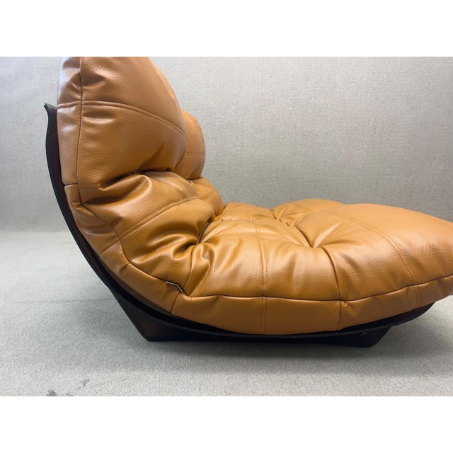 Brown Sofa Settee Marsala Medium Two Seater without Arms by Ligne Roset, 1980s For Sale - Image 8 of 18