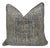 Metallic Cross-Hatch Decorative Pillow Cover For Sale