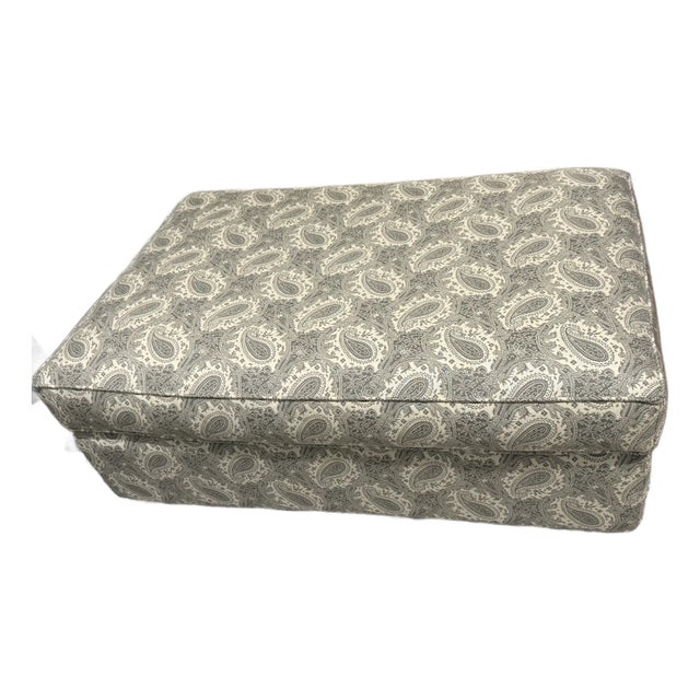 Arhaus Custom Ottoman For Sale