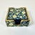 Chinoiserie 1980s Vintage Chinoiserie Boho Chic Hollywood Regency Coasters With Caddy - 7 Piece Set. For Sale - Image 3 of 10