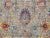 Silk With Textured Wool Hand Knotted Tan Sickle Leaf Design Oriental Wide Runner Rug For Sale In New York - Image 6 of 9