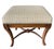 Textile William Switzer Barley Twist Ottoman With Hooved Feet For Sale - Image 7 of 15