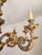 Large Vintage Louis XV Rococo Baroque Florentine Wood Carved Floral Chandelier, 1920s For Sale - Image 11 of 18