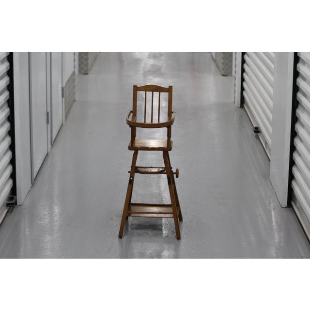 1970s Wooden Doll High Chair, 1970s For Sale - Image 5 of 18