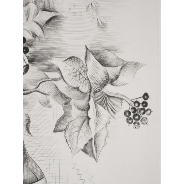 Mily Possoz, The Bouquet, Original Signed Engraving For Sale - Image 10 of 11