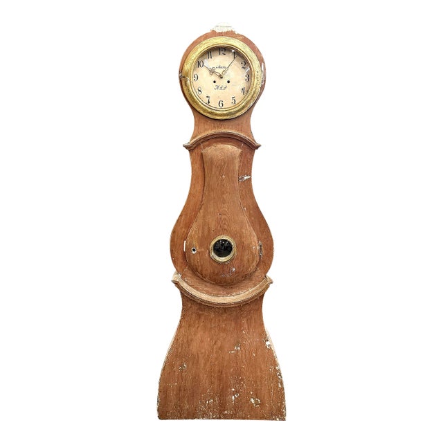 Signed 19th. C. Swedish Mora Clock For Sale