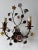 Rare 3 Sets, 6 Italian 19th Century Tole & Porcelain Roses Polychrome Sconces For Sale - Image 6 of 6