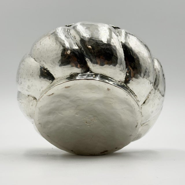 Los Castillo Taxco Silver Plate & Malachite Lidded Bowl, Mexico 1960s For Sale - Image 14 of 18