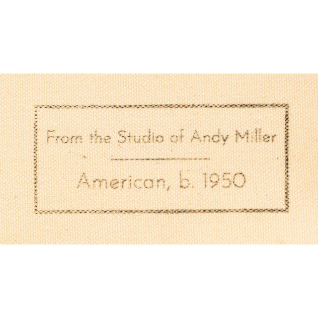 Andy Miller Abstract Composition Oil on Canvas For Sale In New York - Image 6 of 6