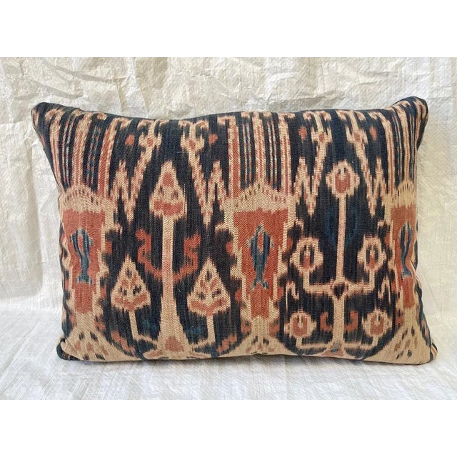 19th Century Ikat Tapestry Pillow For Sale - Image 4 of 4