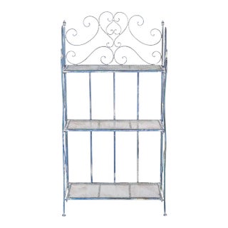 Torus 3-Tier Shelf - Mossy Blue For Sale