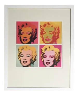 1992 "Marilyn" Neues Portrait Print After Andy Warhol, Framed