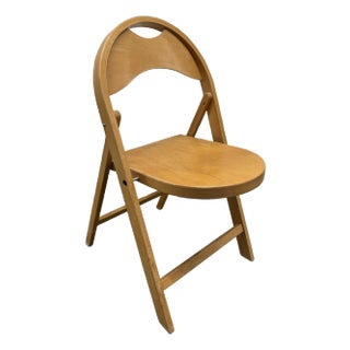 1970s Vintage Thonet B-751 Style Folding Chair For Sale