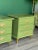 Late 20th Century Pair of Green Nightstand in Mid-Century Modern Style For Sale - Image 10 of 15