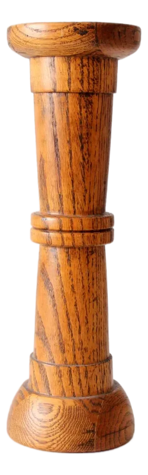 Vintage Oak Pedestal Stand