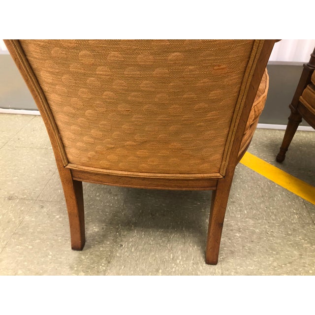 1960s 1960s Morganton (Drexel) "Barcelona" Mid-Century High-Back Lounge Chairs - A Pair For Sale - Image 5 of 16