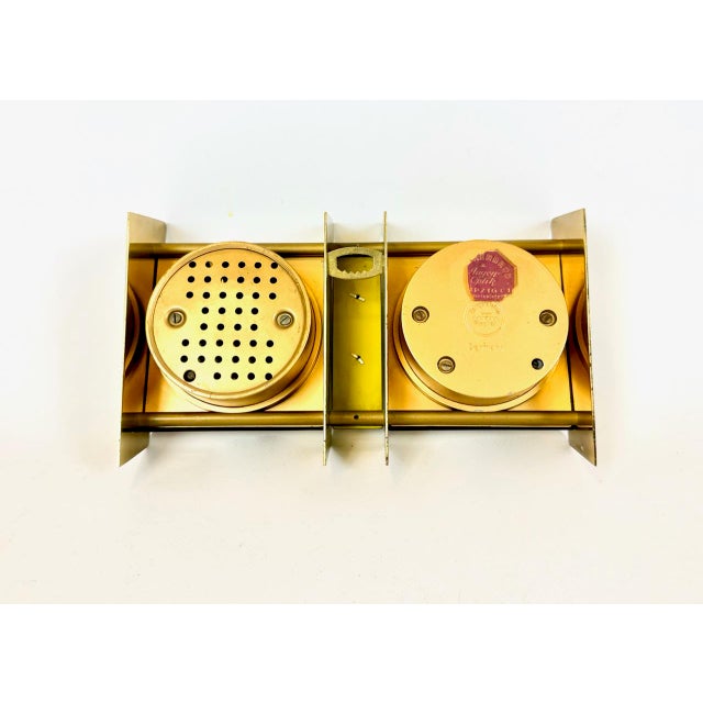 1940s Art Deco Brass Weather Station from Fischer, 1940s For Sale - Image 5 of 11