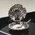 Metal Cap Ferrat Fan Shell Lidded Bowl with Spoon, Nickel For Sale - Image 7 of 8