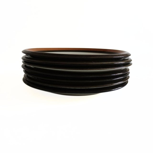 Large Vintage Plates by Marianne Westman, 1970s, Set of 6 For Sale - Image 3 of 6